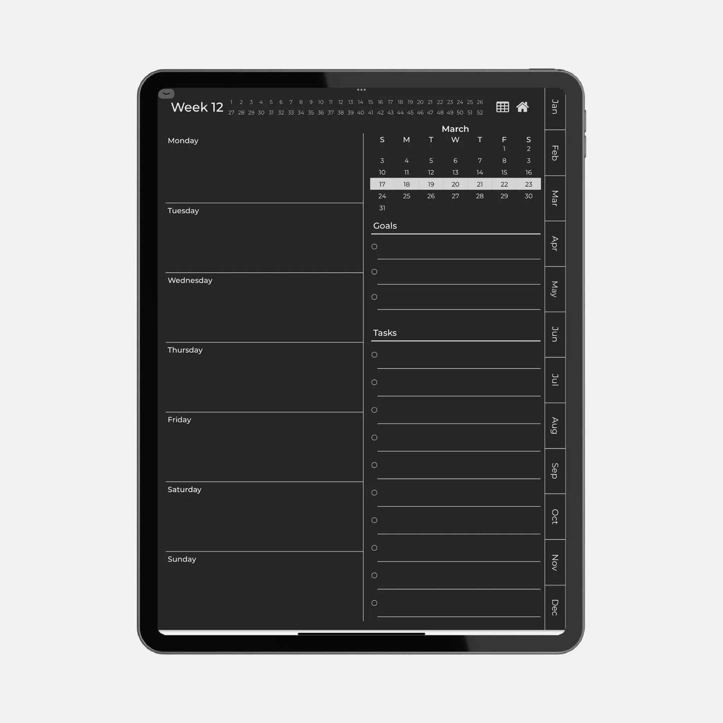 weekly digital planner