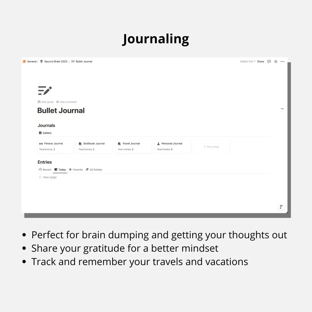 notion bullet journal template