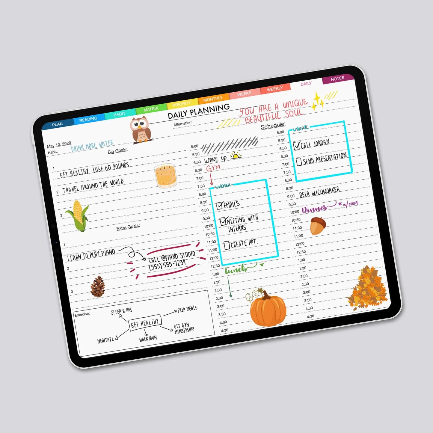 digital sticker png files for goodnotes