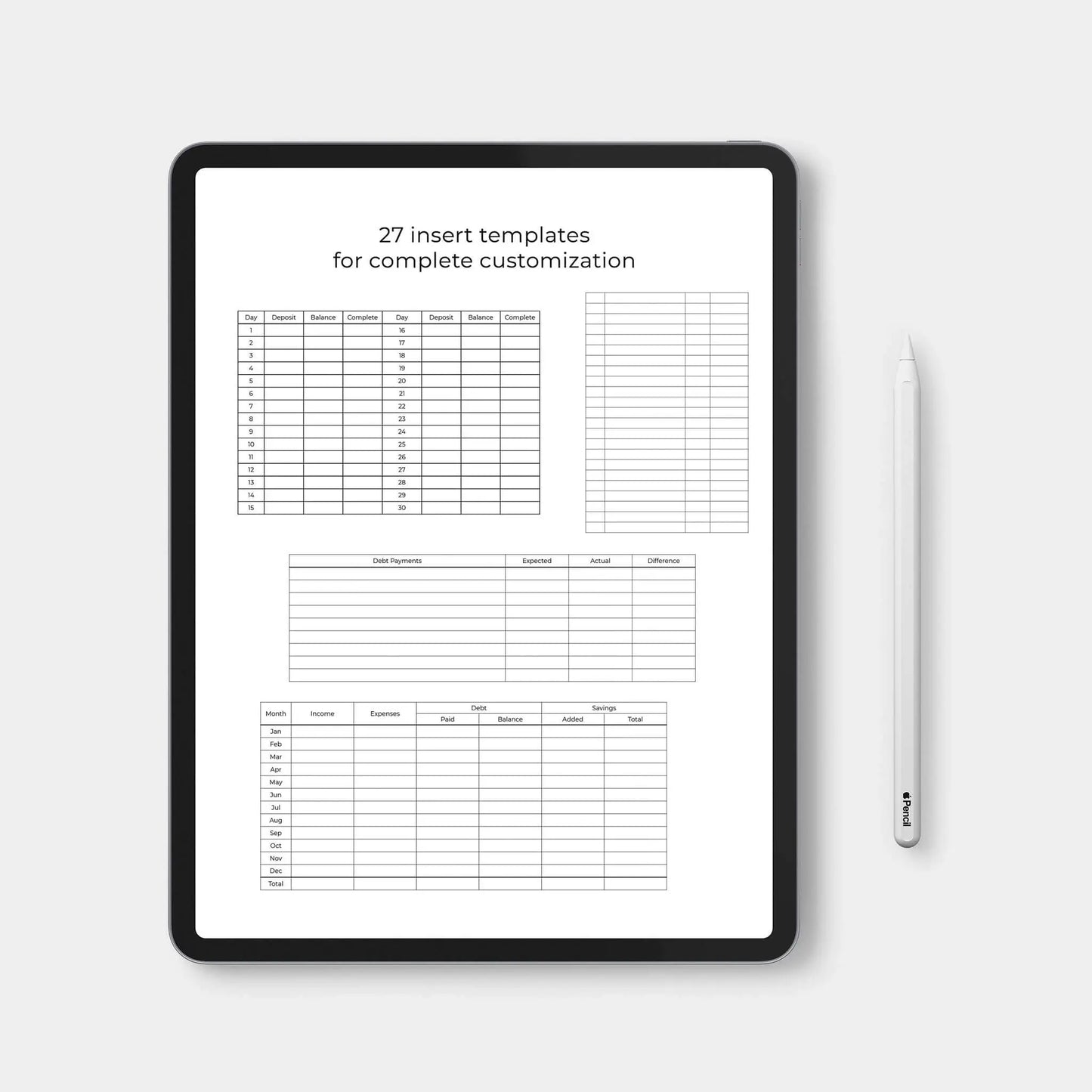 Budget Insert Bundle