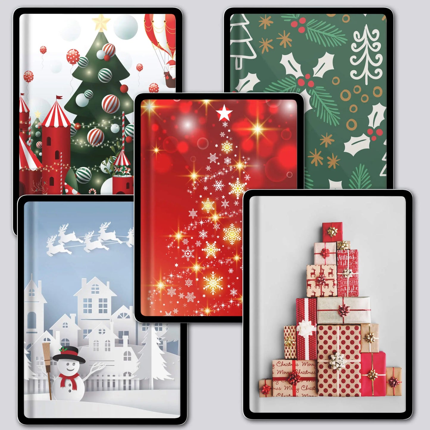 digital planner christmas cover pack