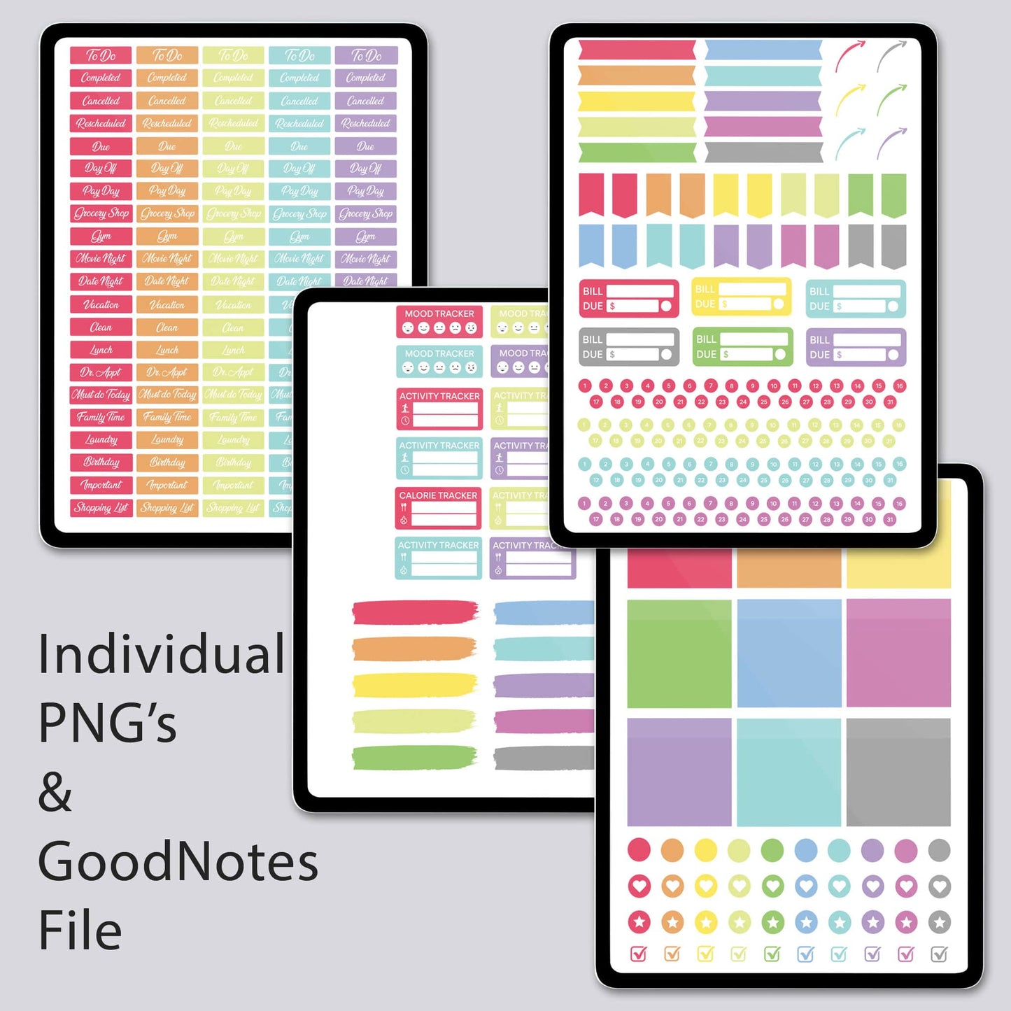 Digital Classy Planner Sticker Pack