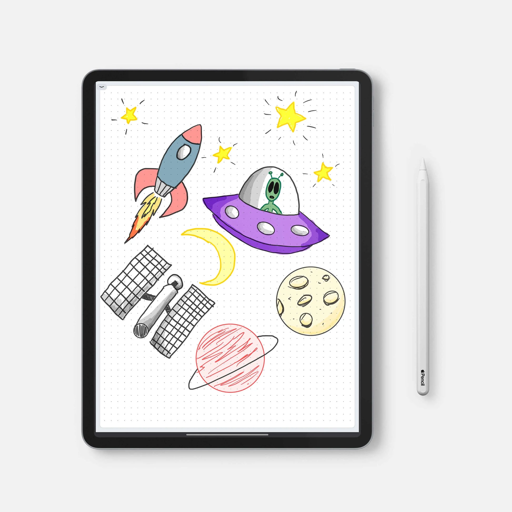 Digital Bullet Journal and Notebook Template