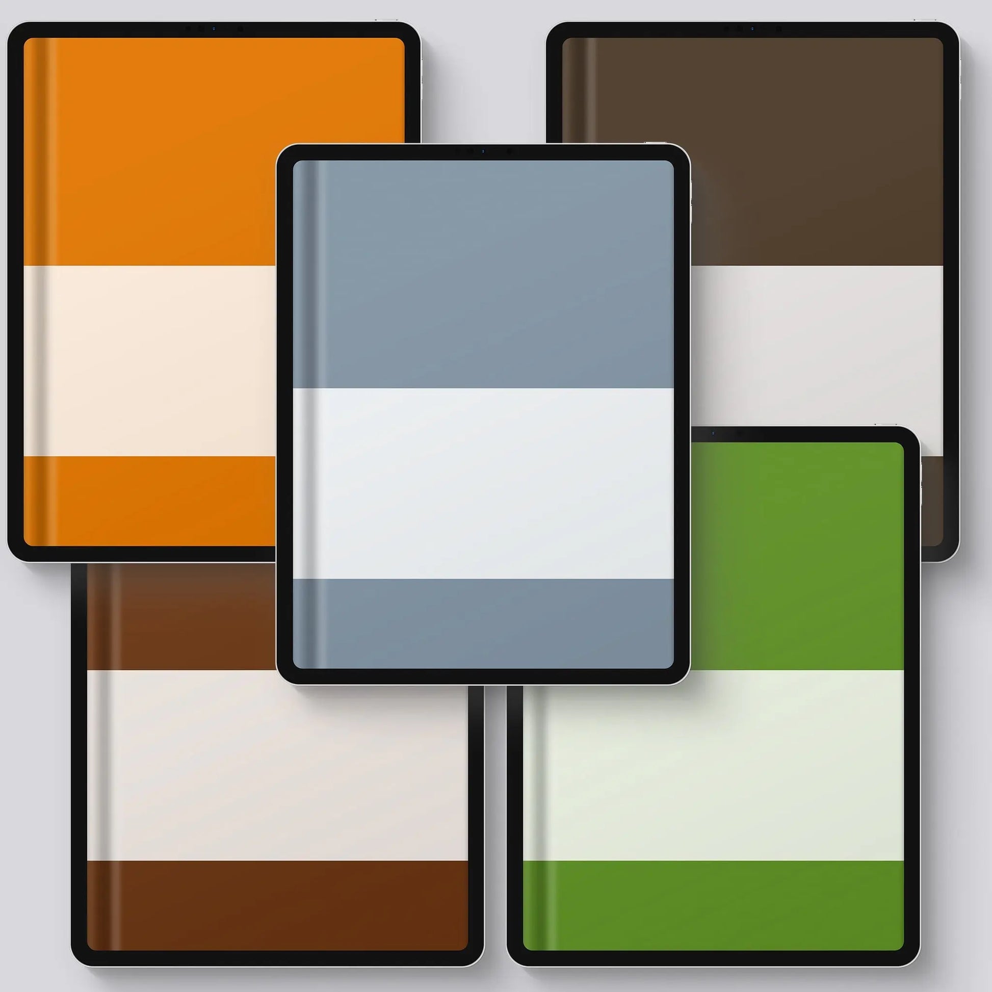 digital planner cover pack earthtones