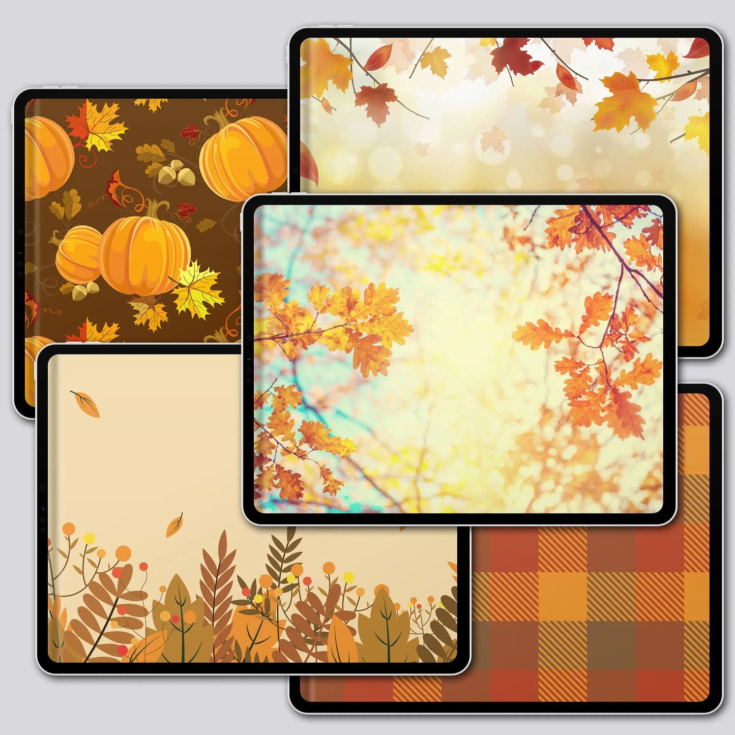 digital planner cover pack fall theme