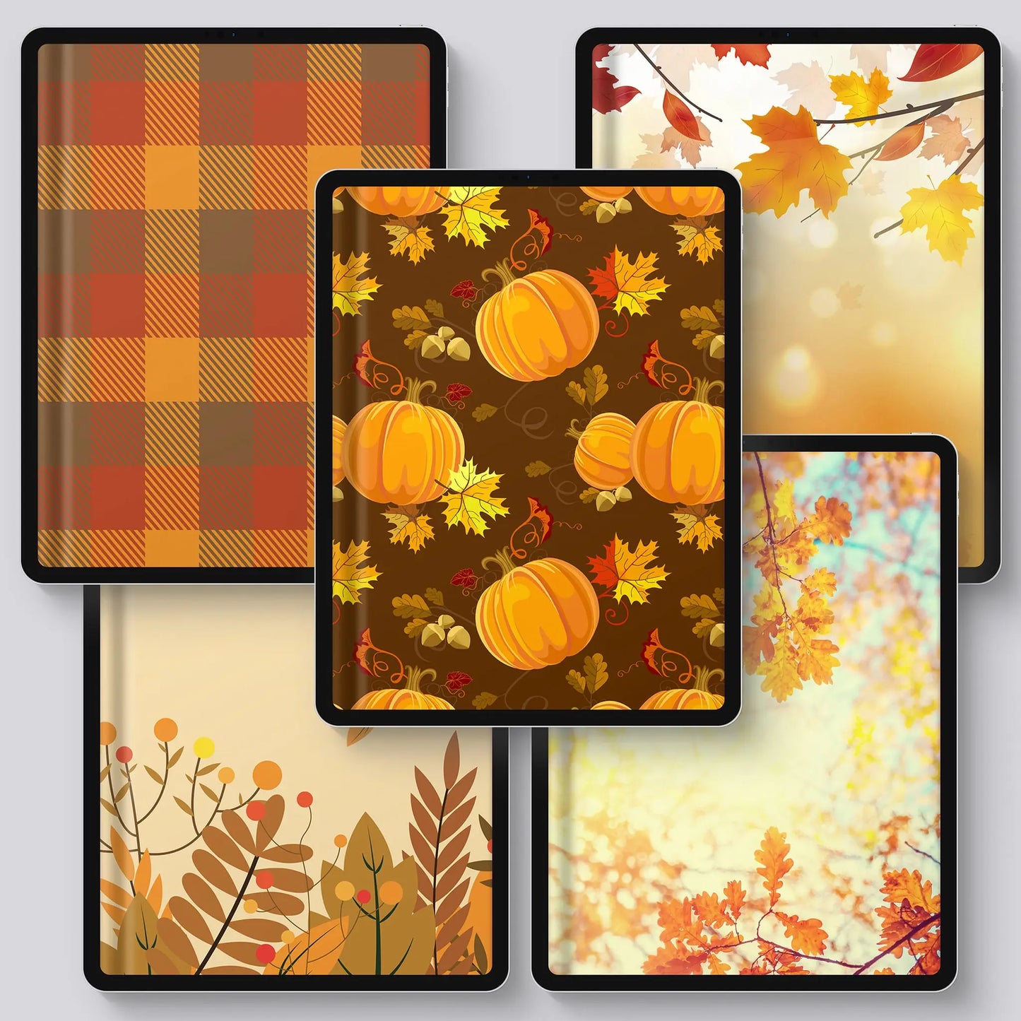 digital planner cover pack fall theme