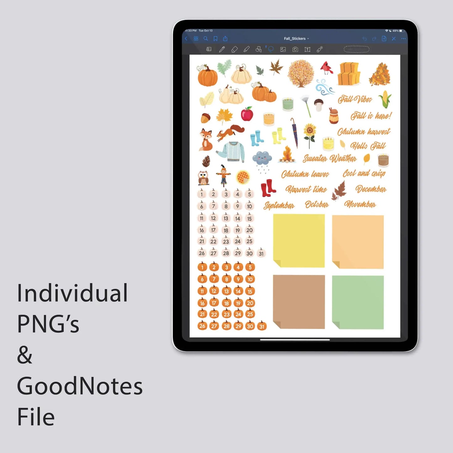 digital stickers for goodnotes