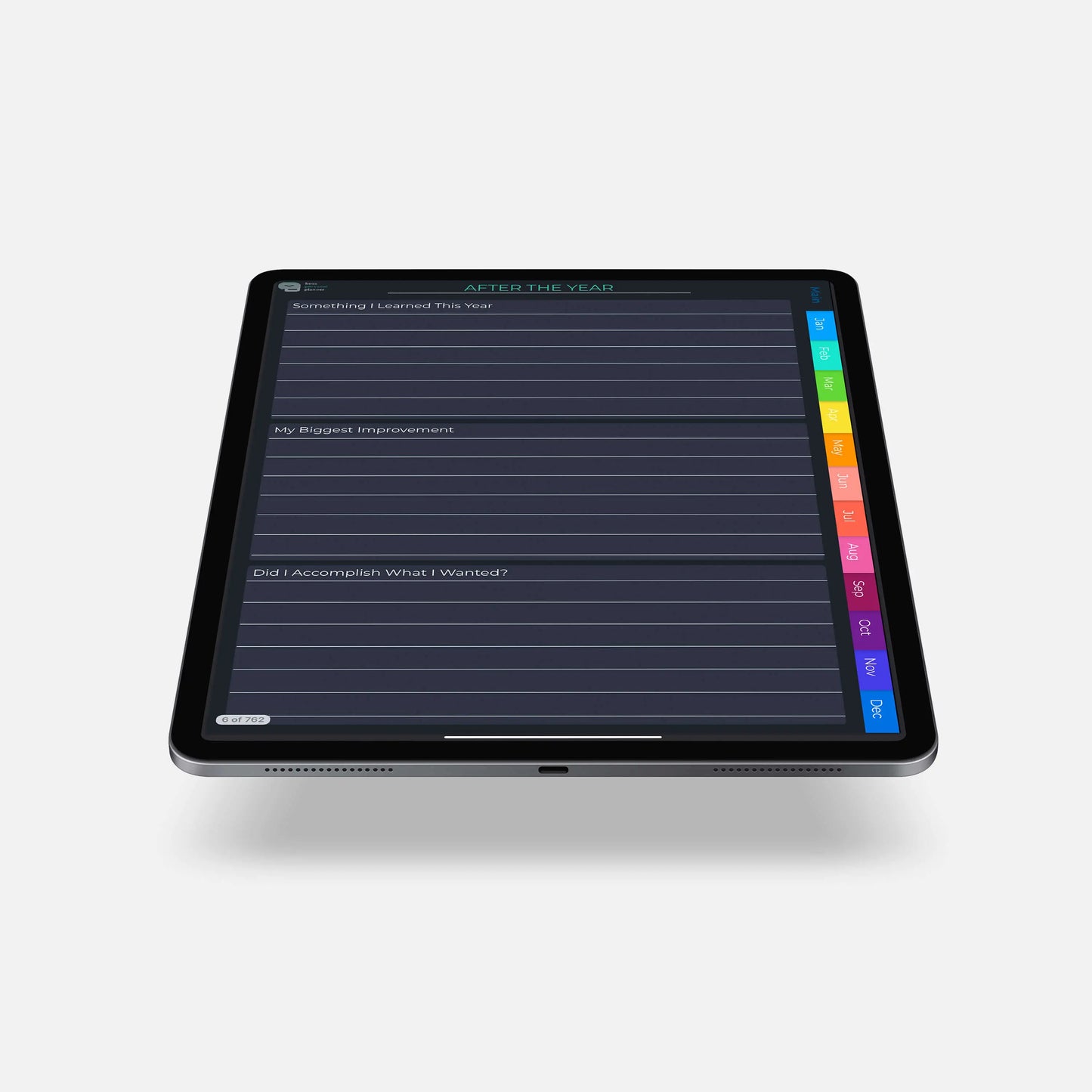 digital gratitude journal year review