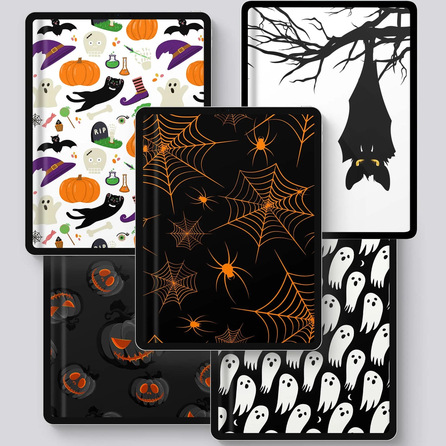 digital planner cover pack halloween theme