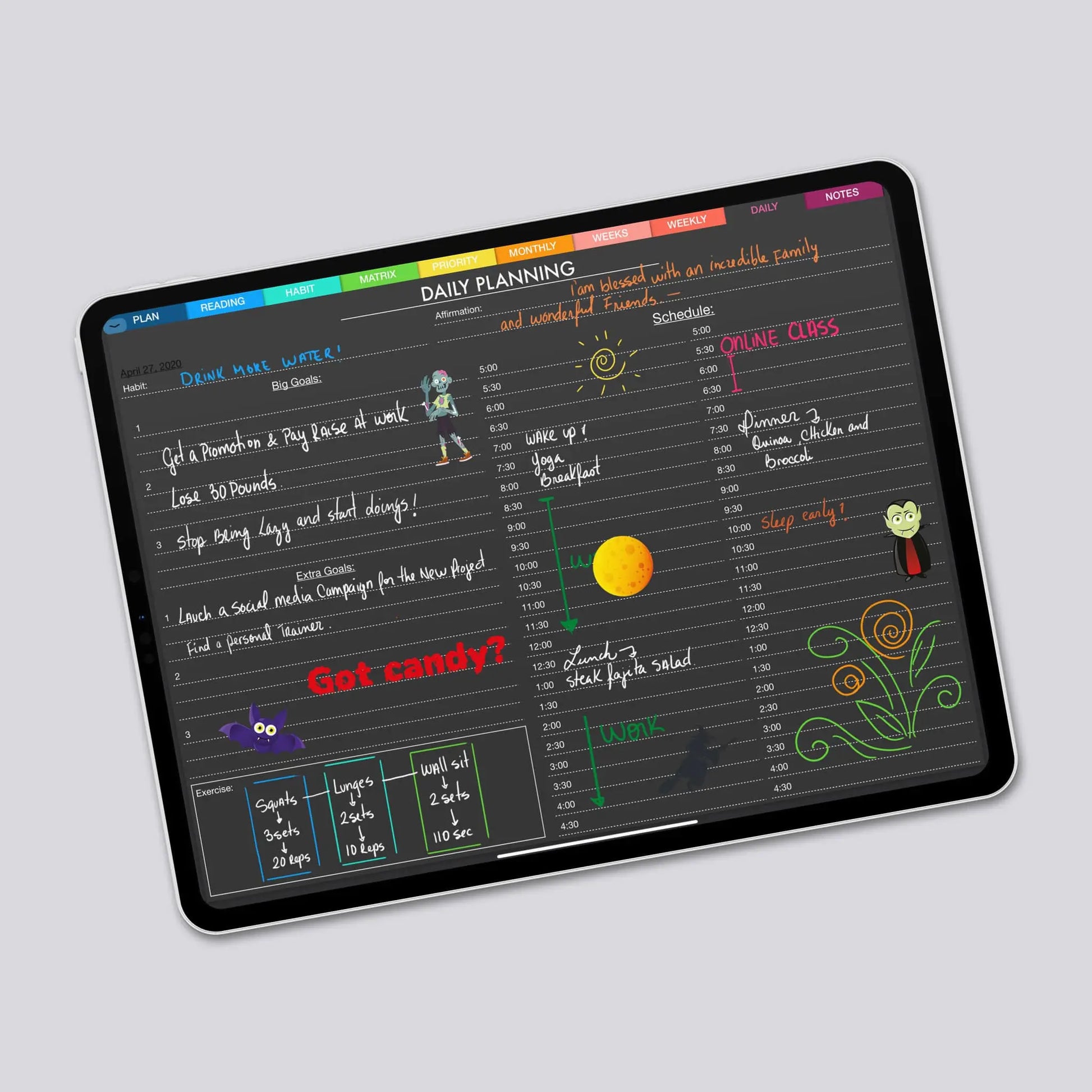 digital planner stickers