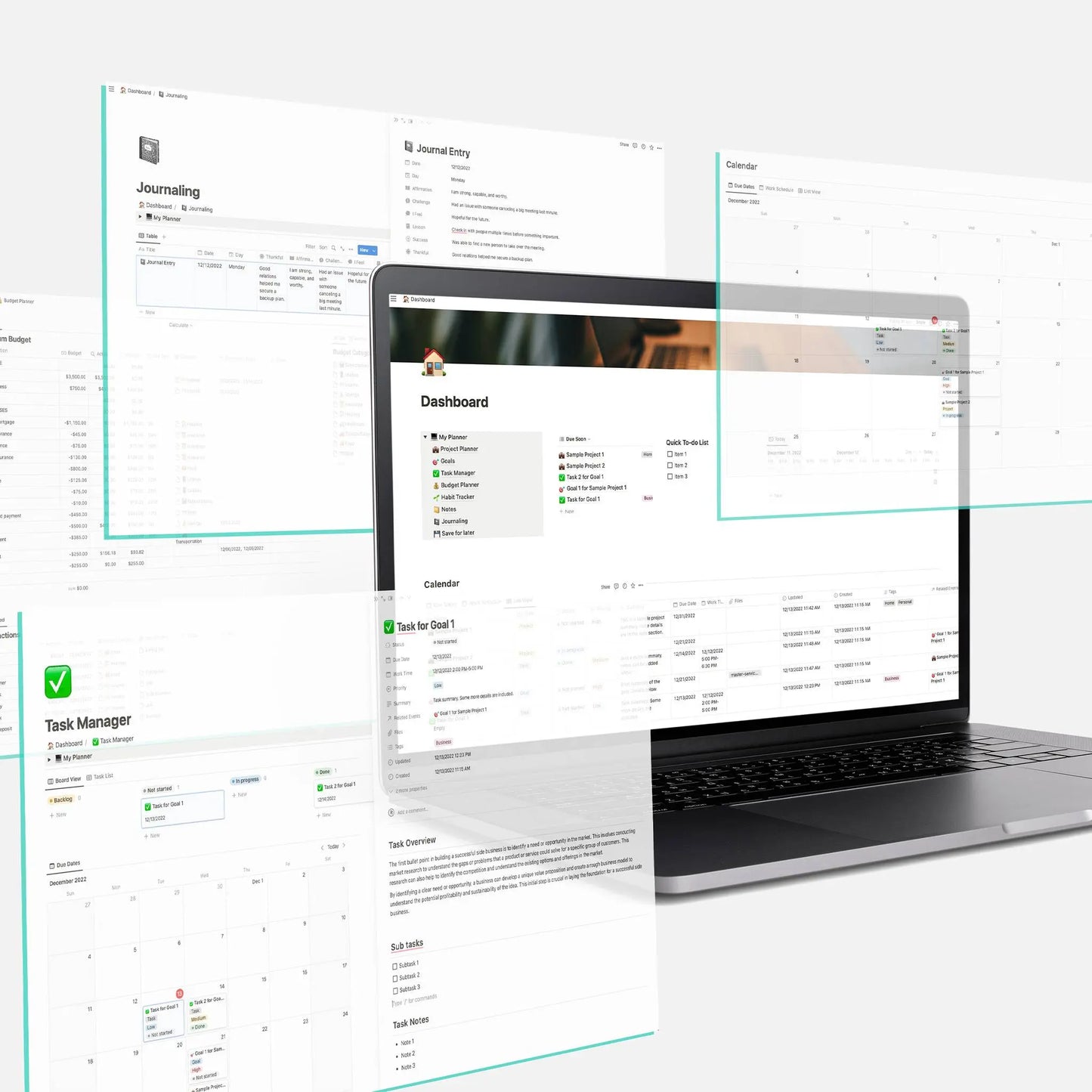 notion planner dashboard