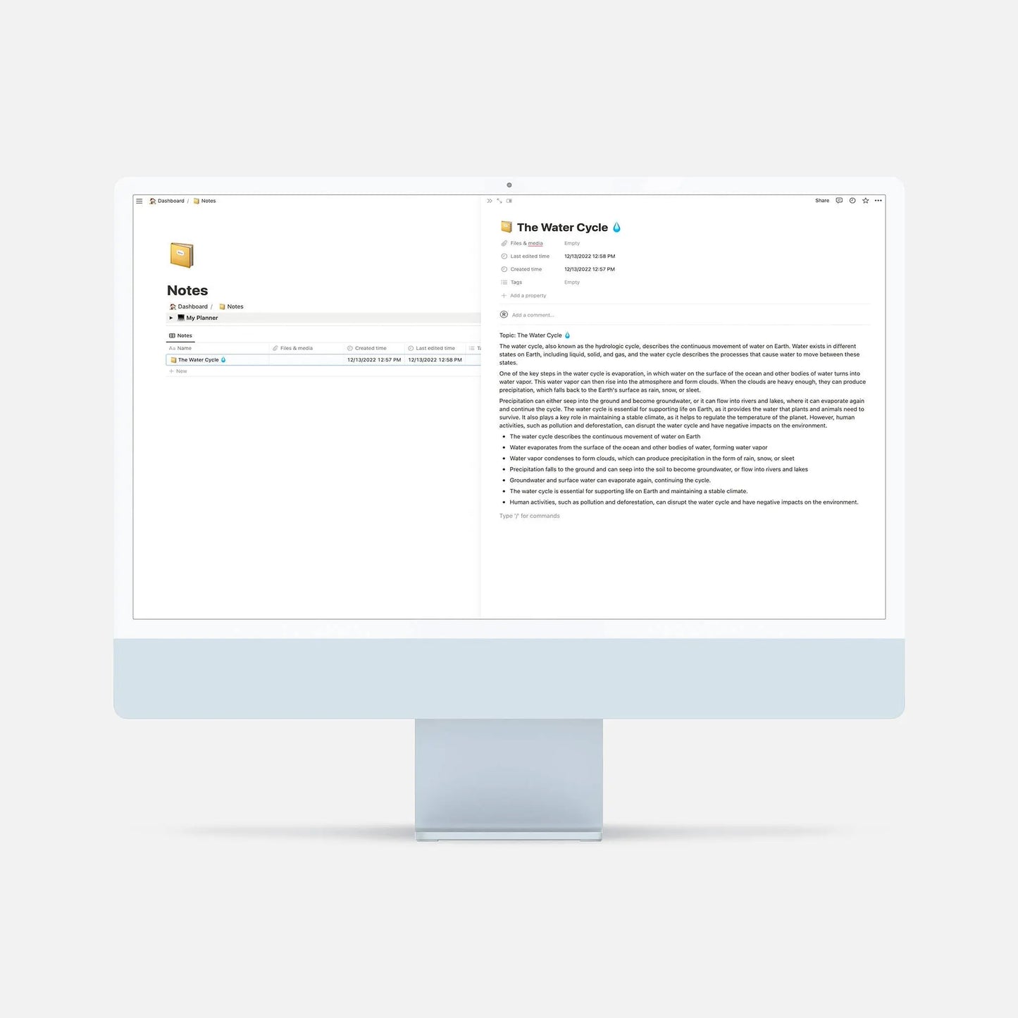 notion notes template