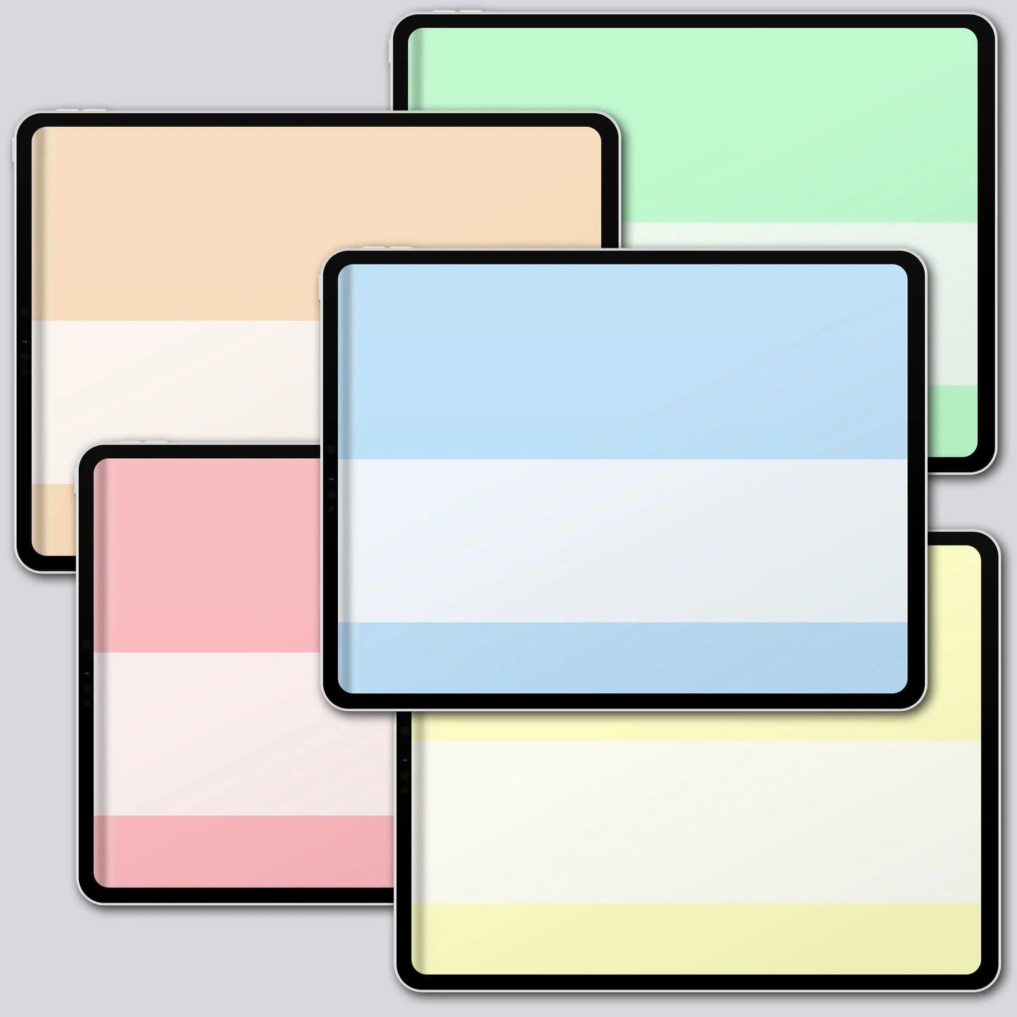 digital planner cover pack pastels