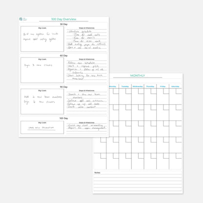 Printable 100 Day Planner PDF