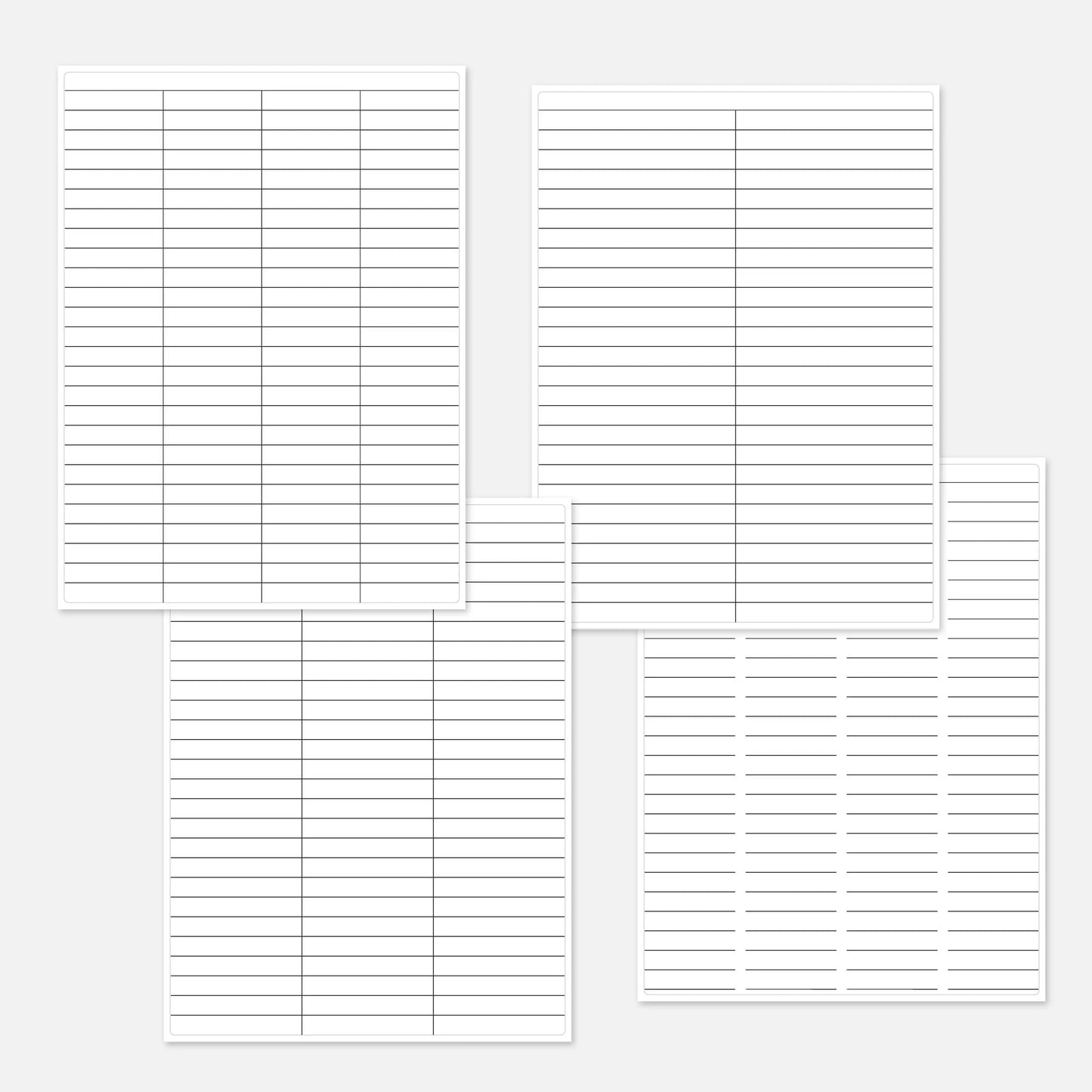 printable bullet journal pages