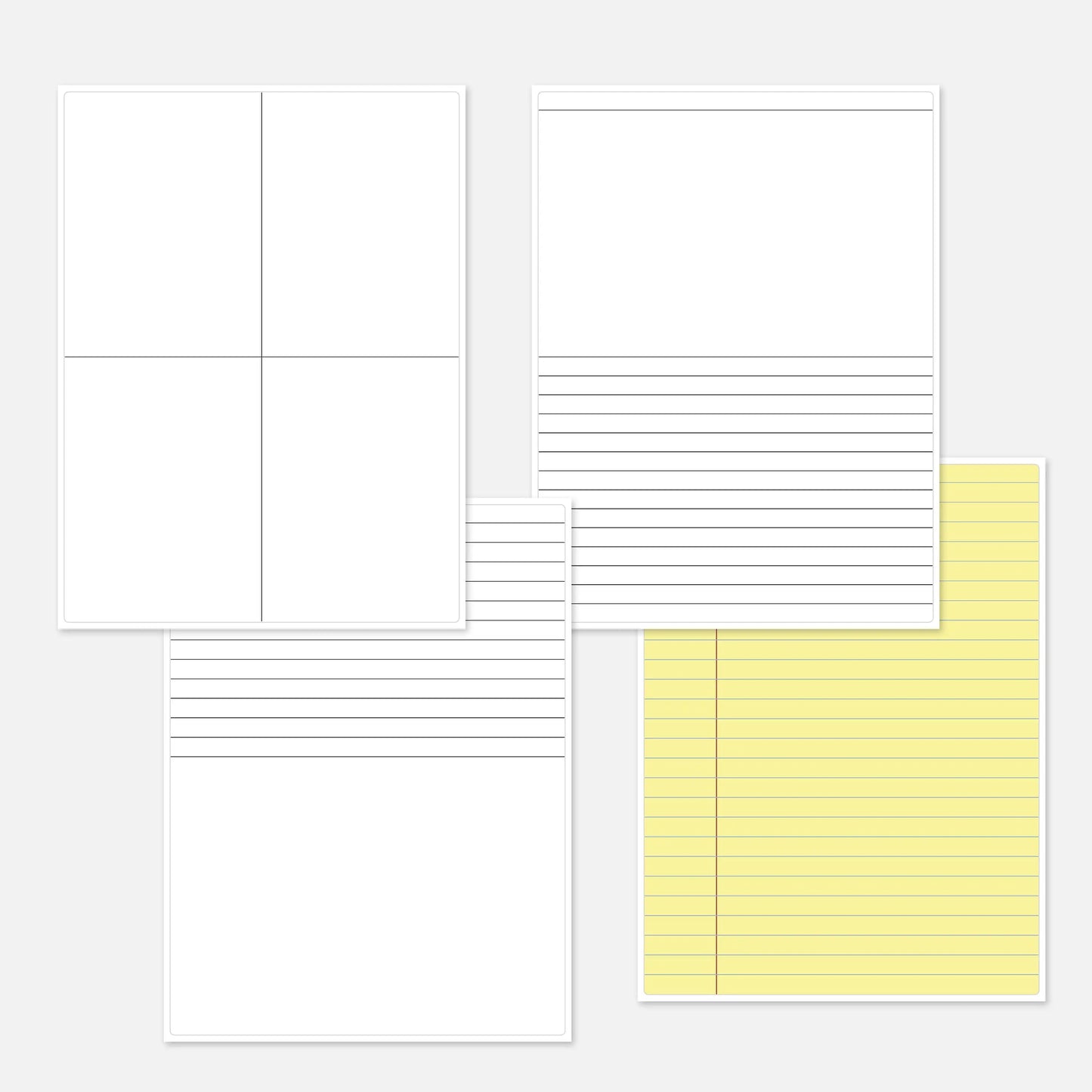 printable note pages