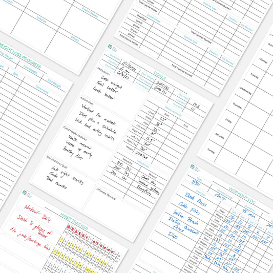 printable fitness planner