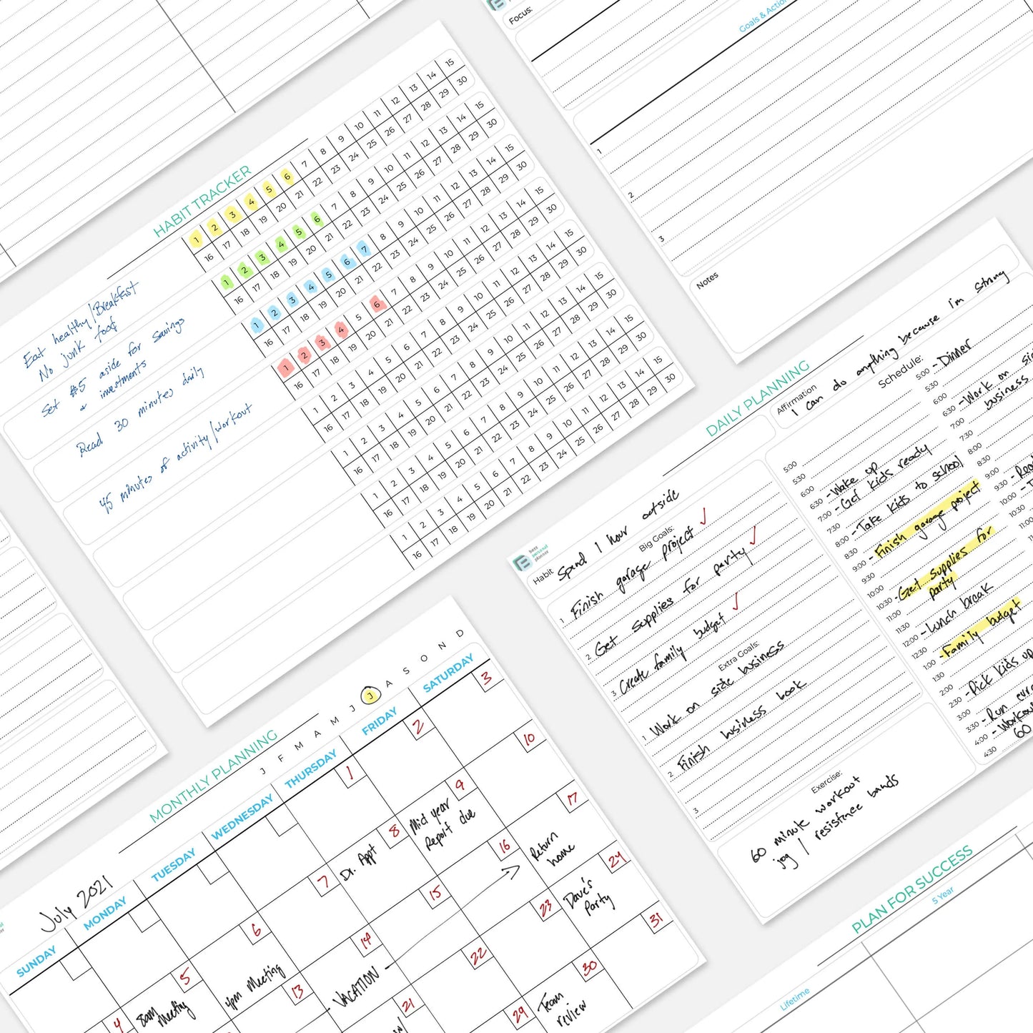 Printable Daily Planner Template