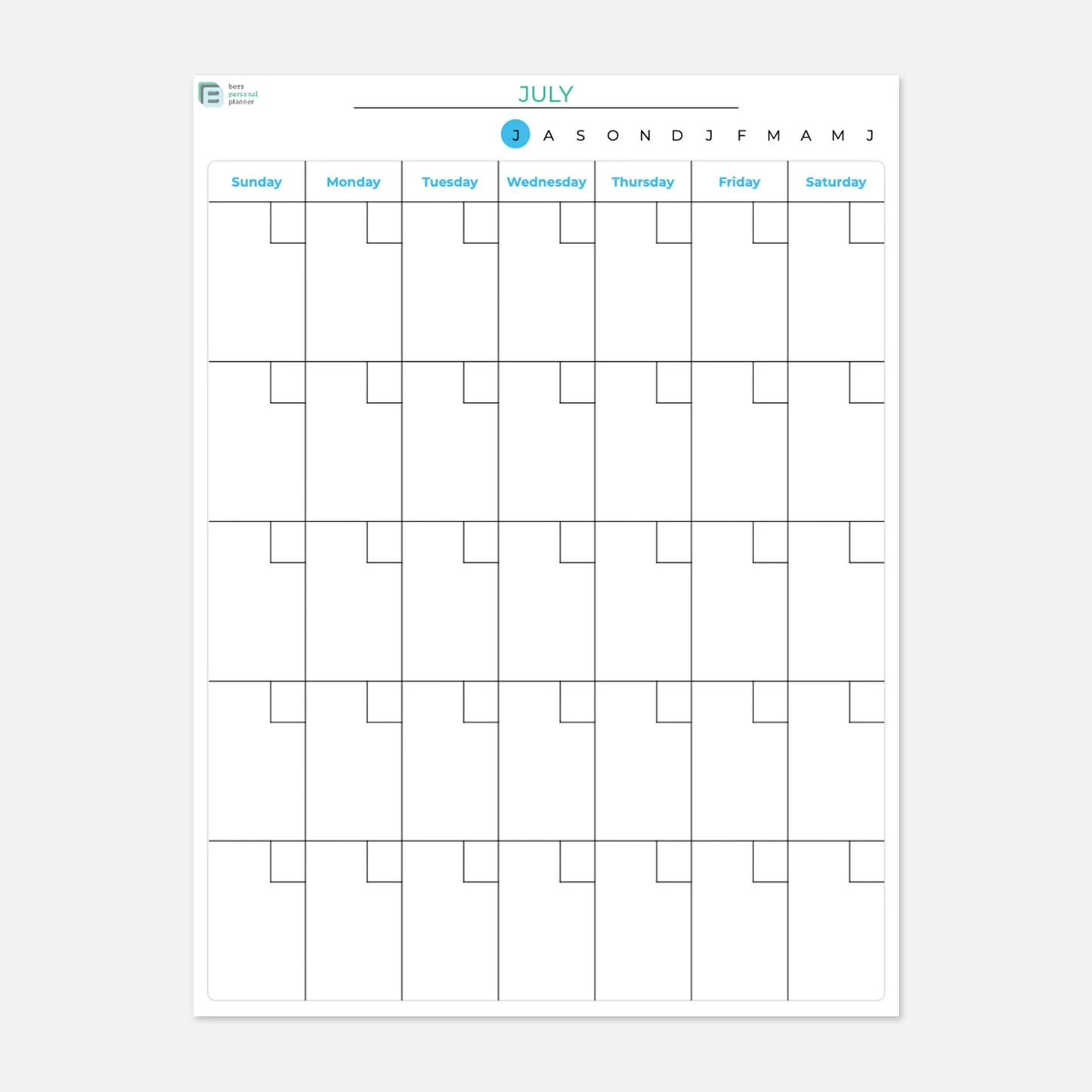 printable teacher planner monthly calendar
