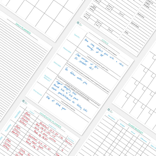 printable teacher planner