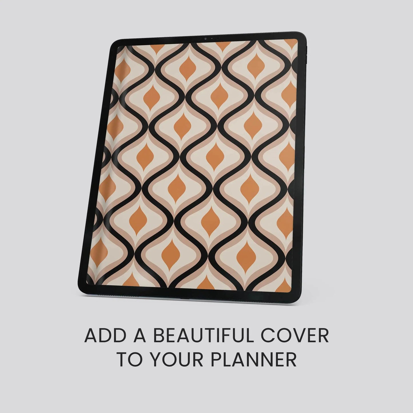 digital planner cover pack retro style