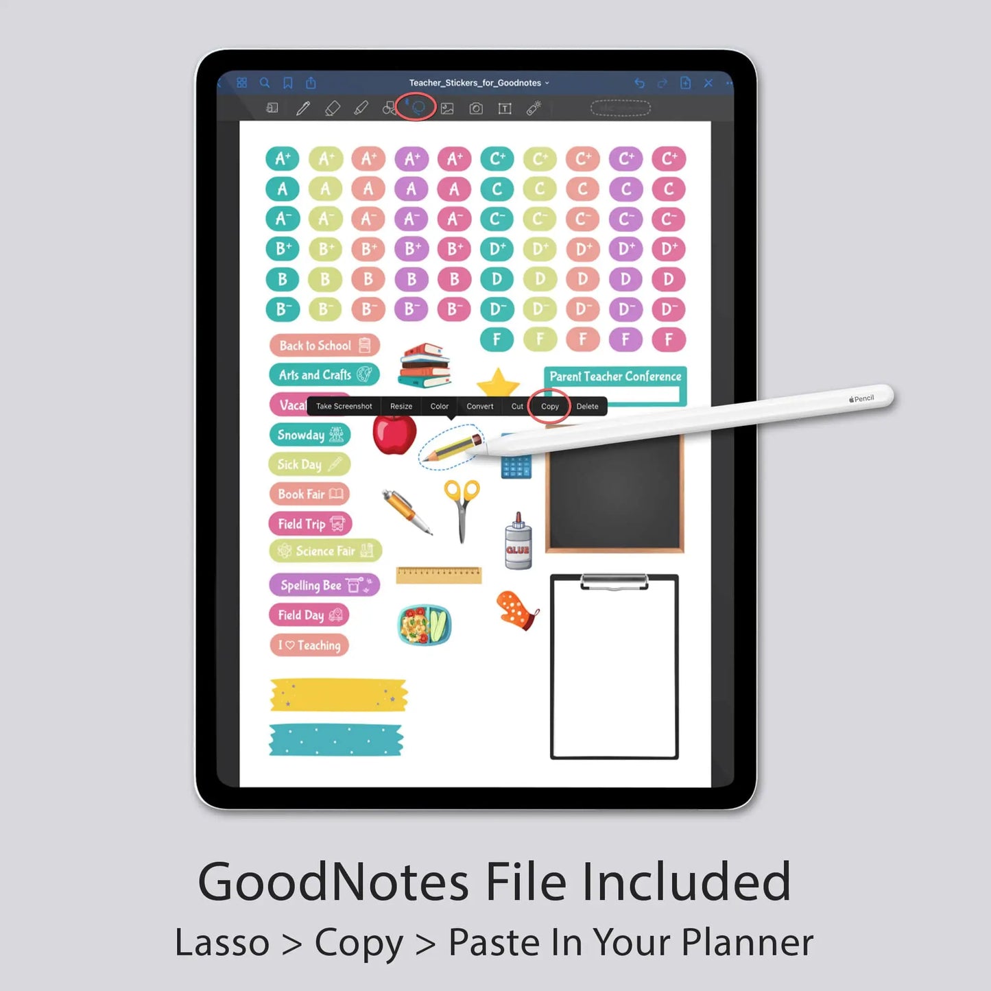 digital teacher stickers