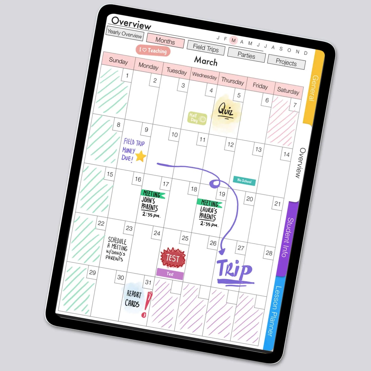cute digital stickers for teachers