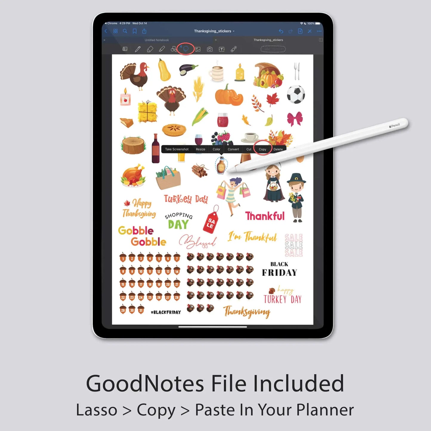 stickers for goodnotes