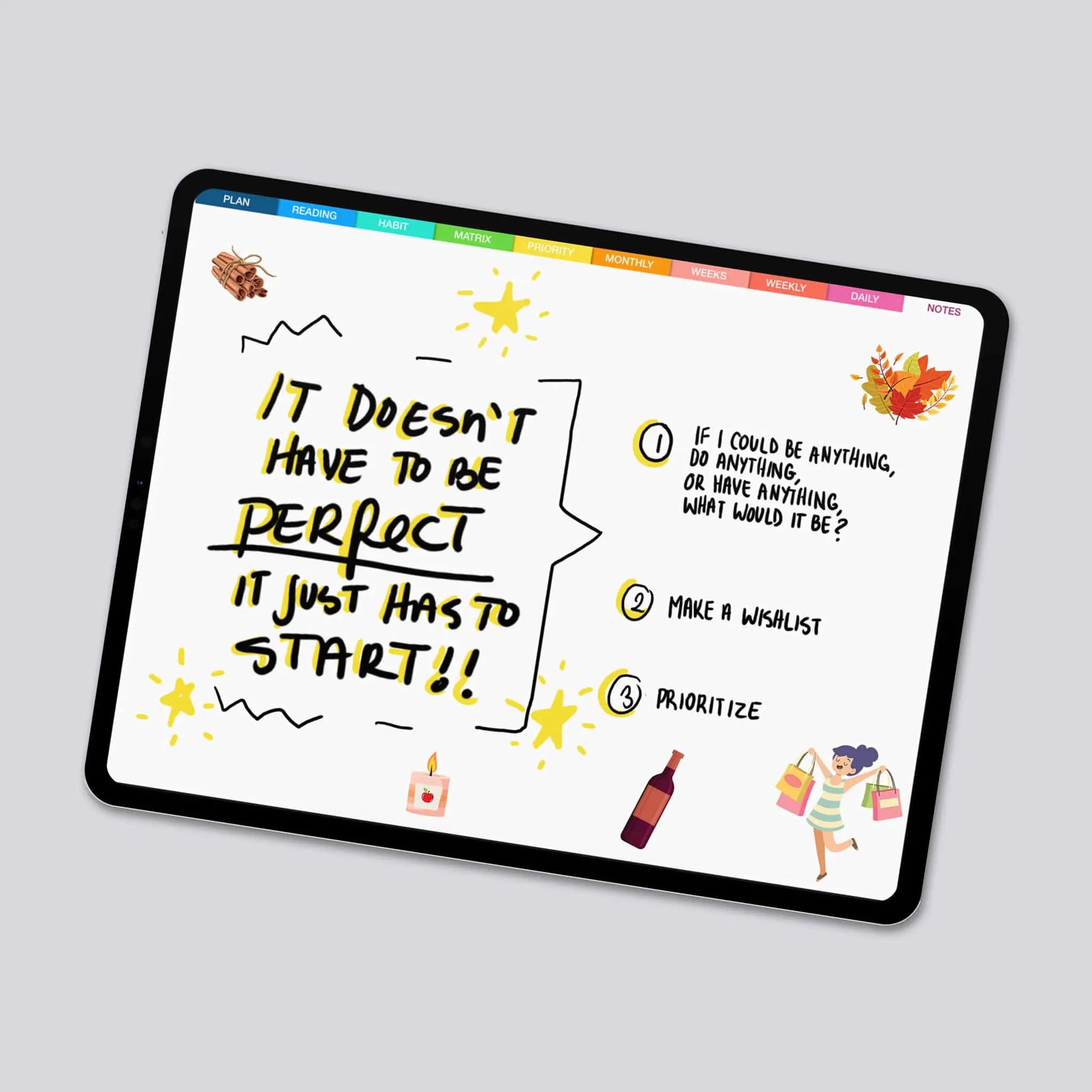 digital planner stickers