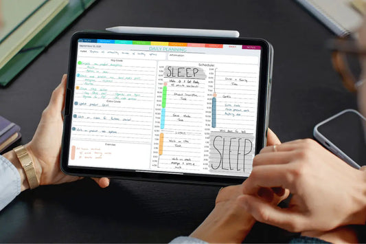 digital planner daily planning page example