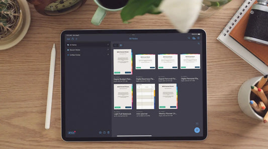 Notability planner theme layout
