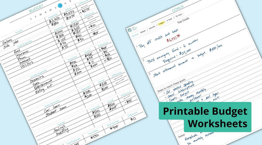printable budget worksheets