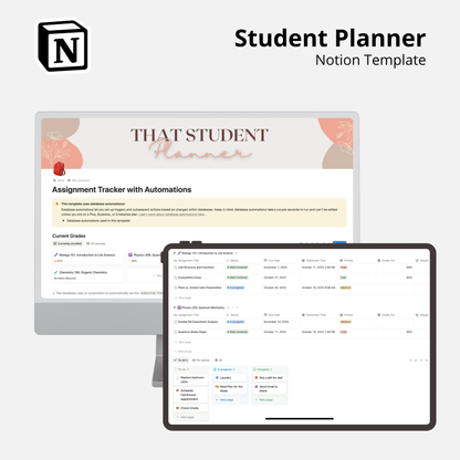 Notion Student Planner