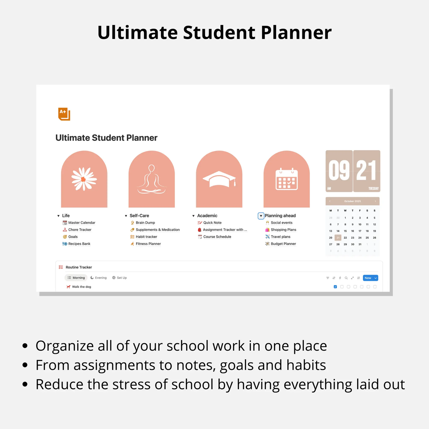 Notion Student Planner