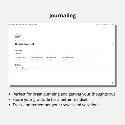 Notion Second Brain Template