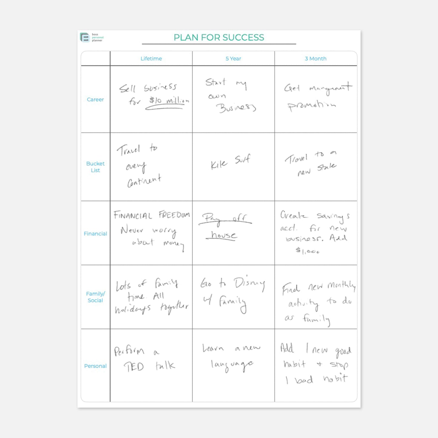 All Printable Planners