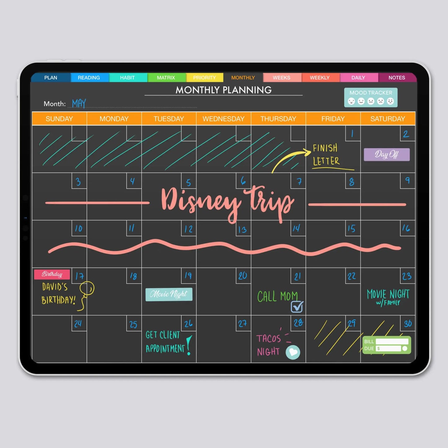 Digital Classy Planner Sticker Pack