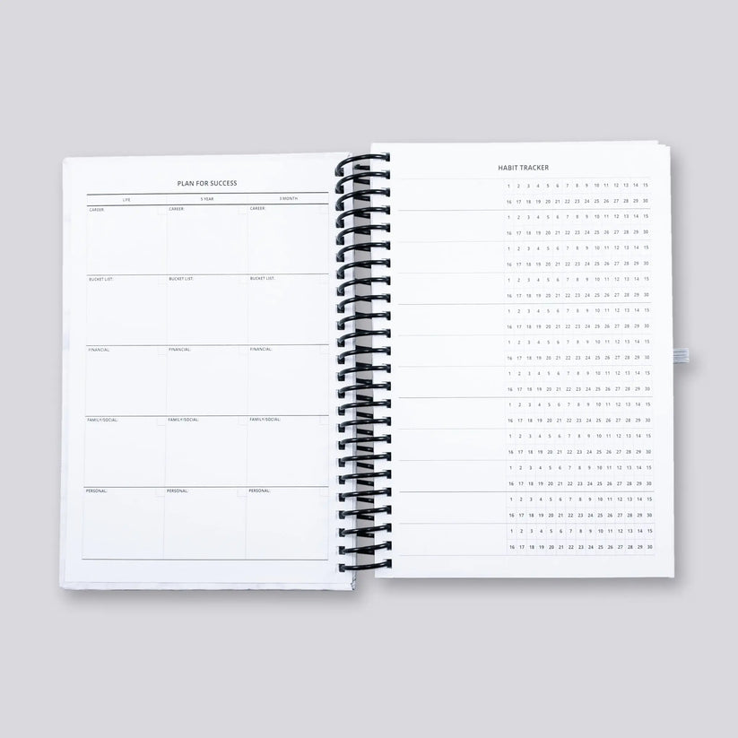 Compact Undated Daily Planner - Goal Setting Planner – Boss Personal ...