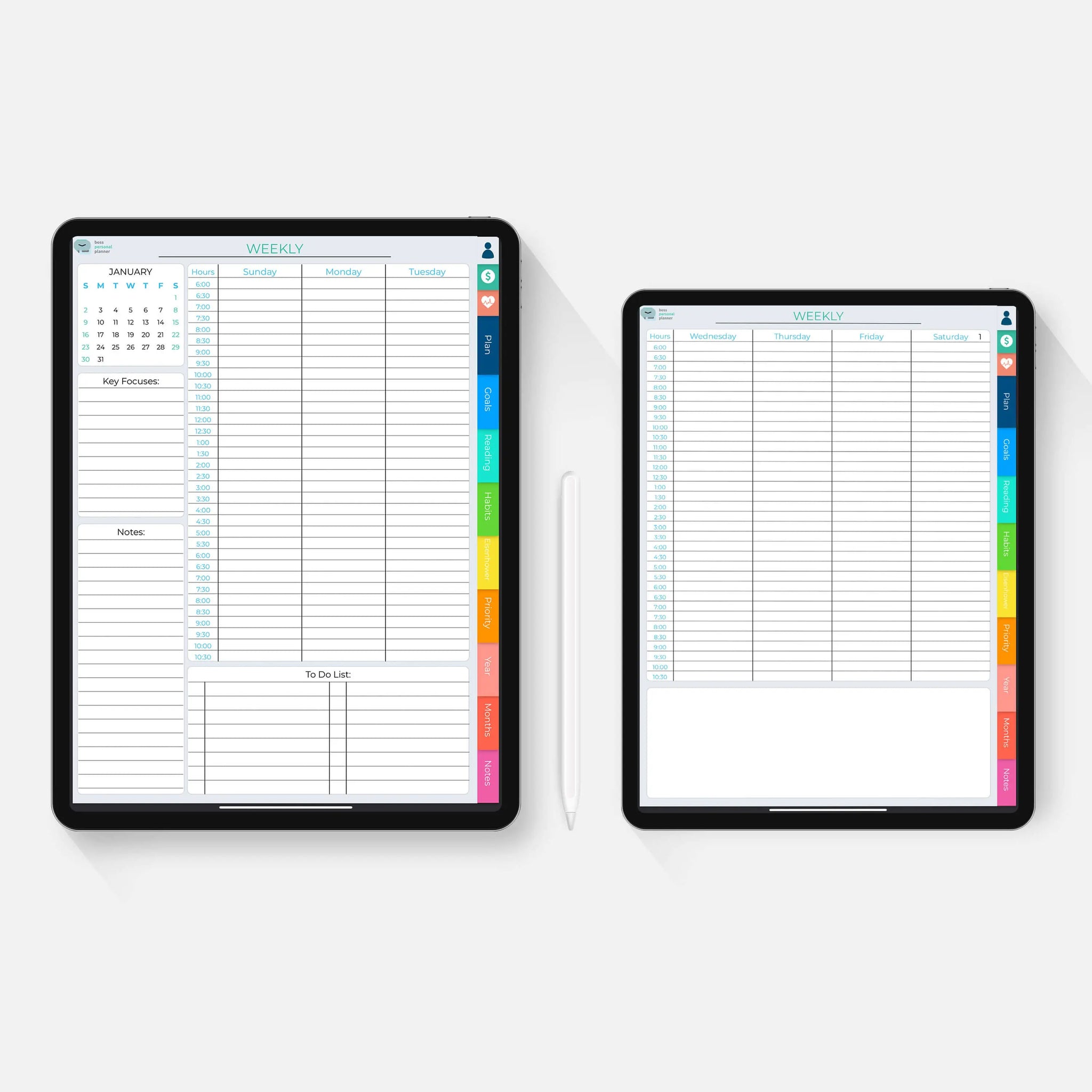 Digital Life Planner - 3-in-1 Combo – Boss Personal Planner
