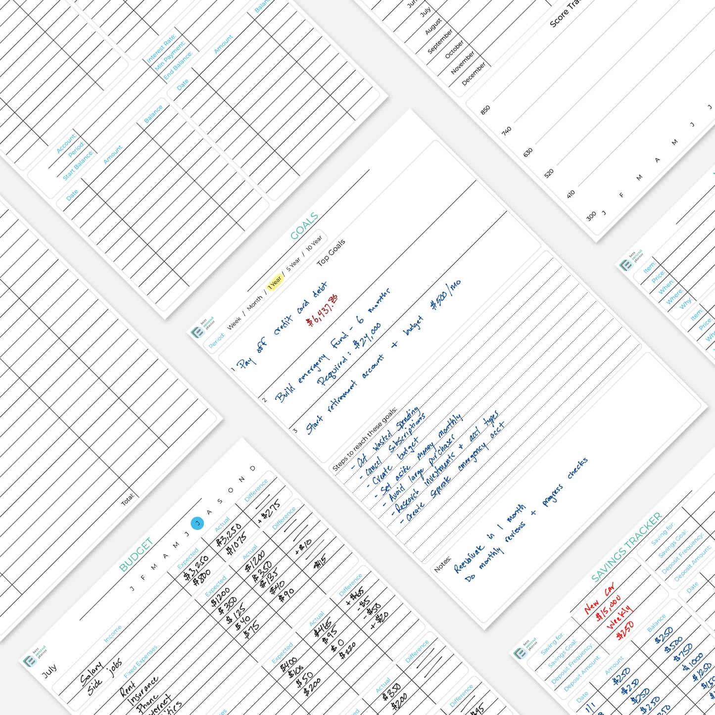 printable budget templates