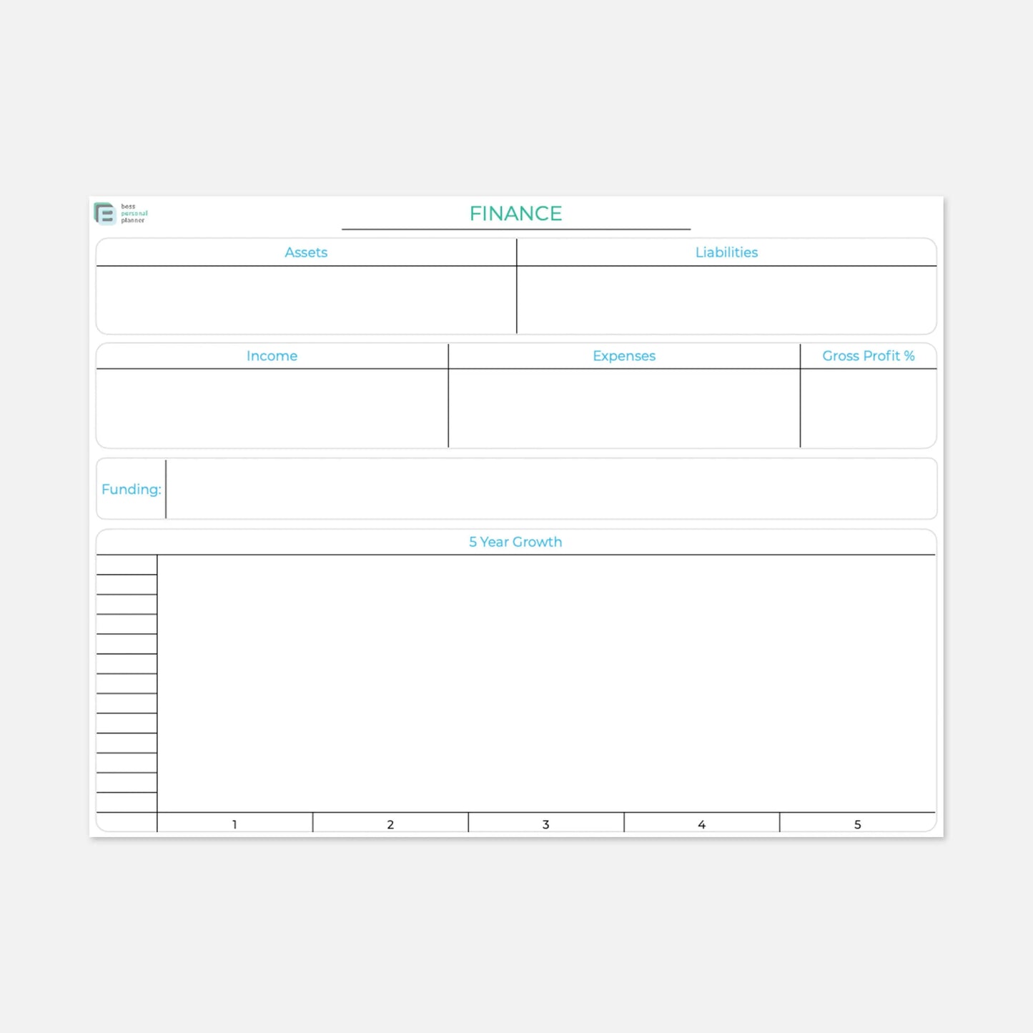 Printable Business Planner