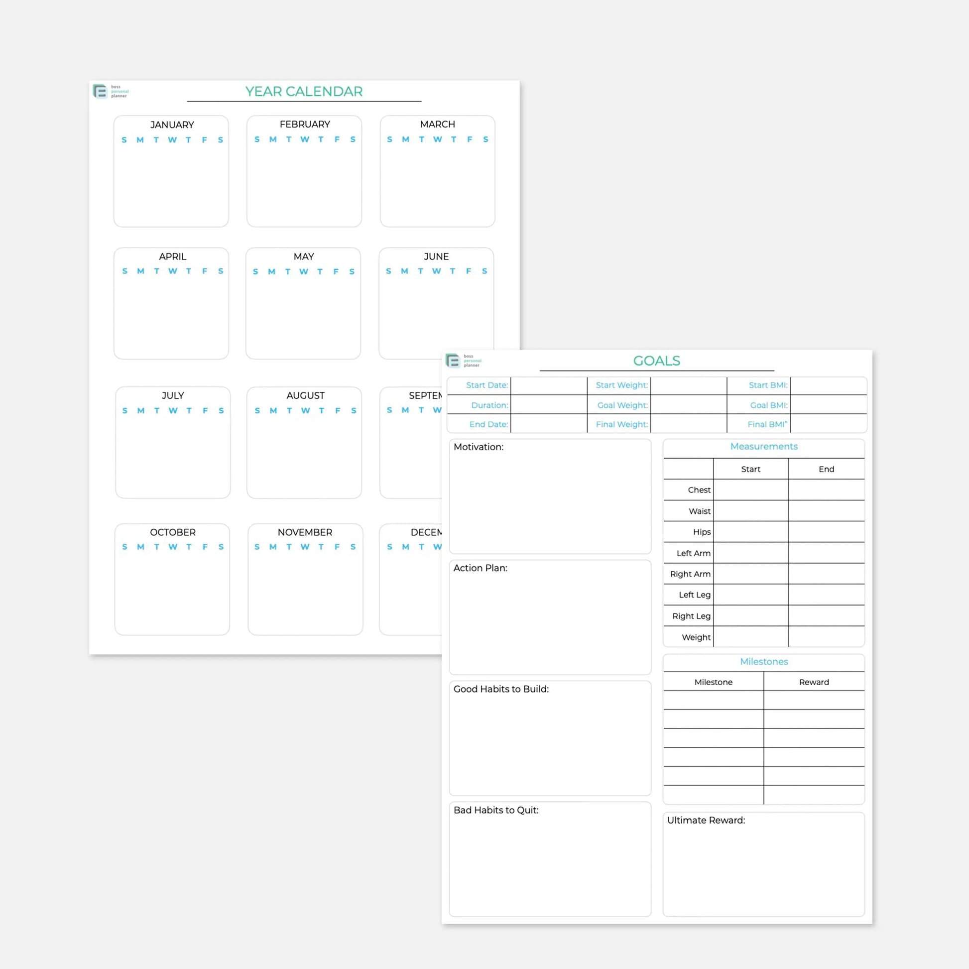 printable-life-planner-pdf-weekly-budget-fitness-templates-boss-personal-planner for Free Printable End Of Life Planner Pdf Printable Life Planner PDF - Weekly + Budget + Fitness Templates – Boss Personal Planner for Free Printable End Of Life Planner Pdf