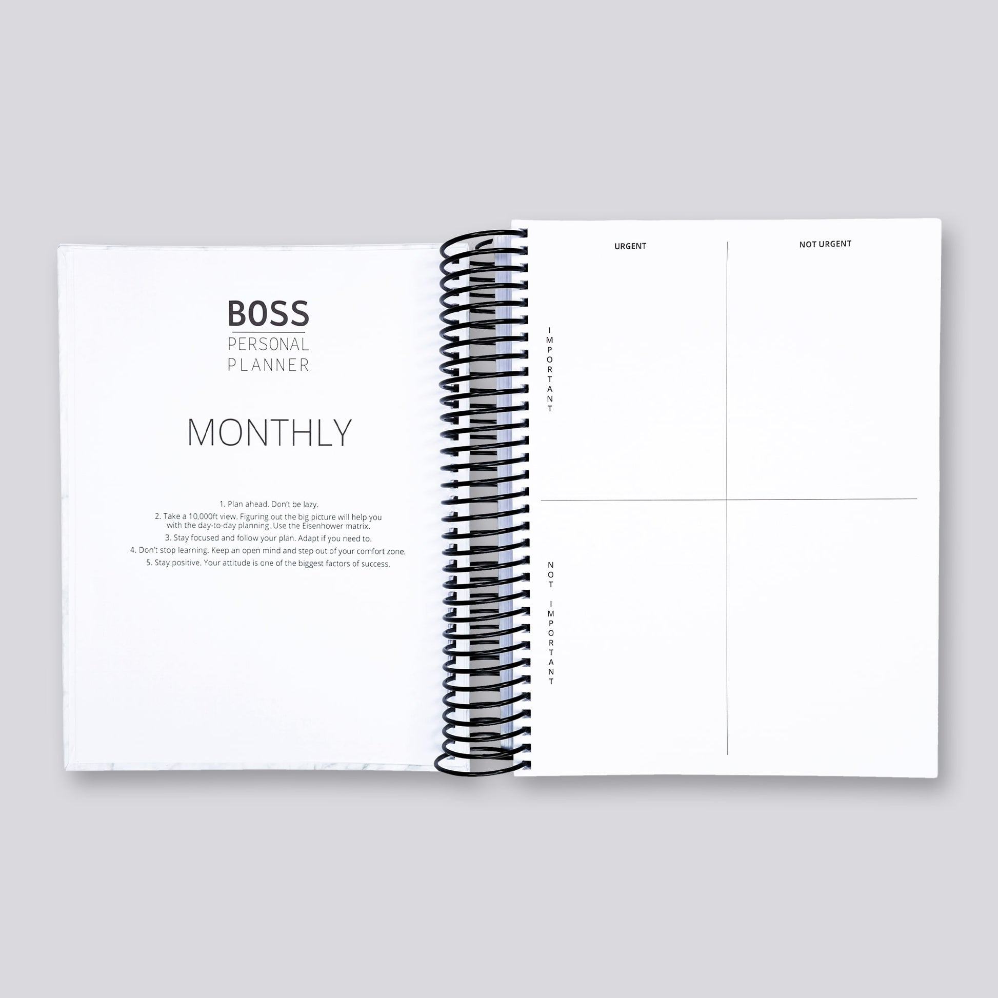 Be Nice to Yourself Planner, 01 Off White
